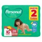 Fralda Desc.baby Prot.sec Personal Mega L28p26 Xg