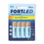 Pilha Zinco Fortled 4un Aa