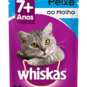 Alim.p/gatos Whiskas 85g Adul.peixe Molh