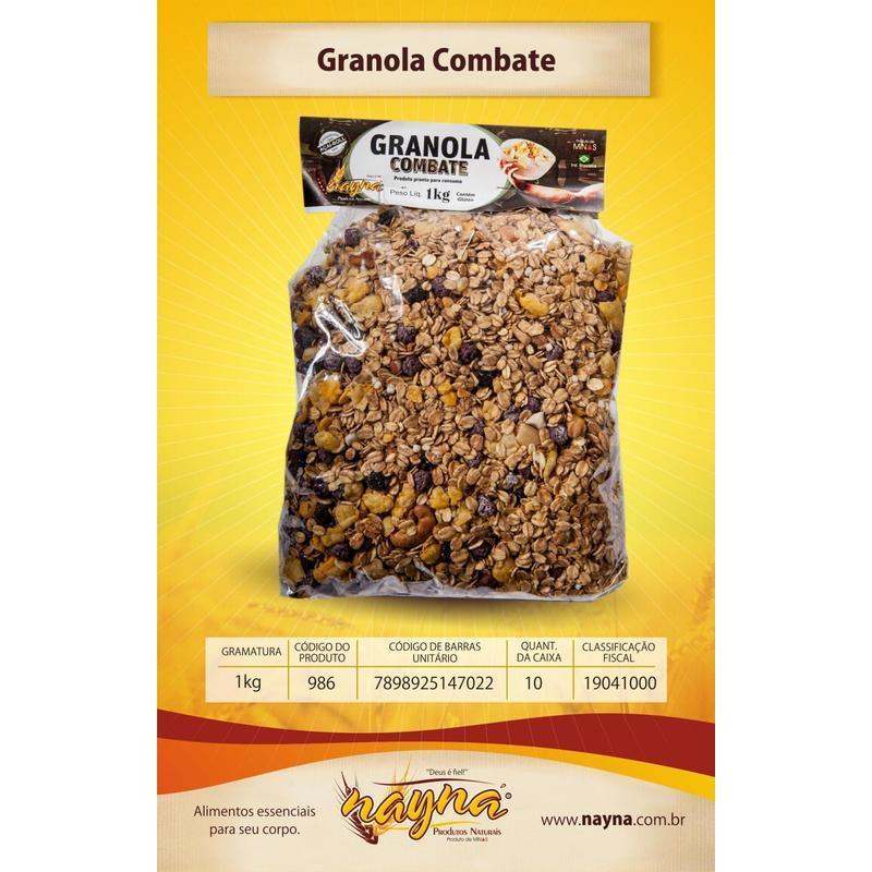 Granola Nayna 1kg Combate é aqui na Barcelos