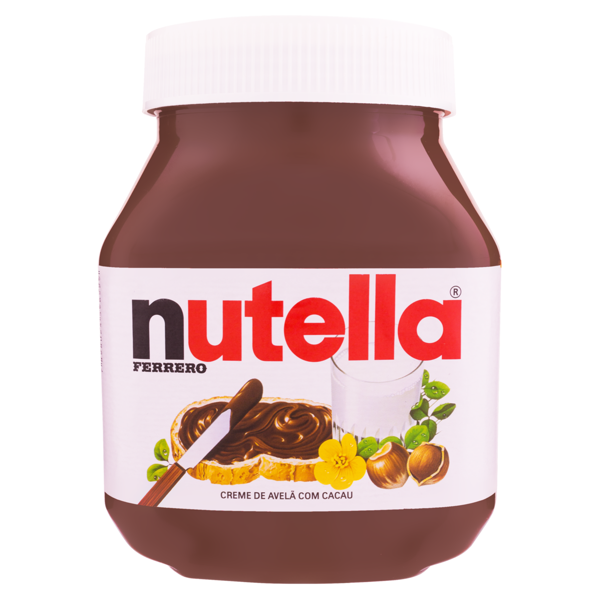 Creme de Avela Nutella 140g Tradicional é aqui na Barcelos