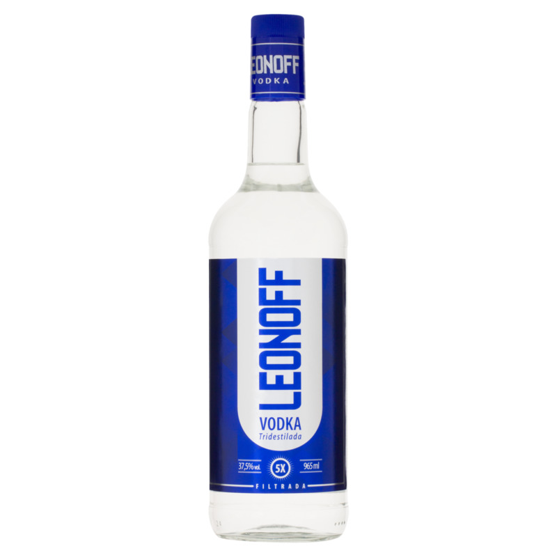 Vodka Leonoff 900ml Tridestilada é aqui na Barcelos