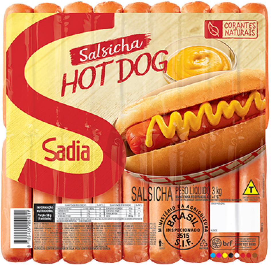 Salsicha Hot Dog Sadia 3kg é aqui na Barcelos